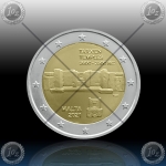 2 EVRO MALTA 2021 Mint Mark (Tarxien) F